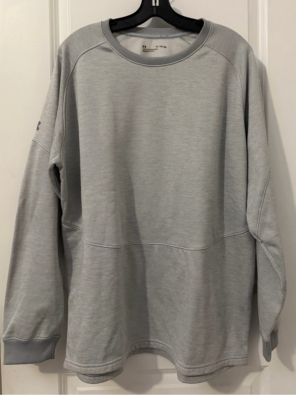Under Armour Men's Heather Gray Crewneck Pullover